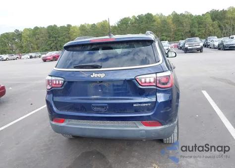 2019 Jeep Compass Sport Fwd из США, поврежденный, VIN 3C4NJCAB9KT637088